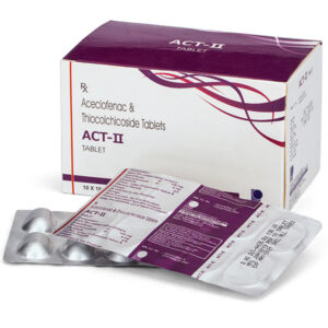 aceclofenac & thiocolchicoside tabletas