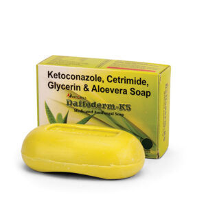 ketoconazole, cetrimide, flycerin & aloevera soap