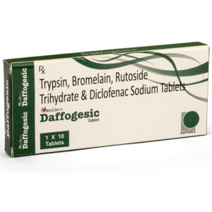 trypsin, bromelain, rutoside trihdrate & diclofenac sodium tablets