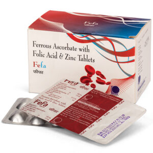 Ferrous Ascorbate with folic acid & zinc tablets