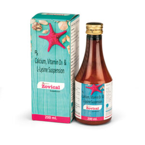 Calcium vitamin D3 & L- lysine suspension