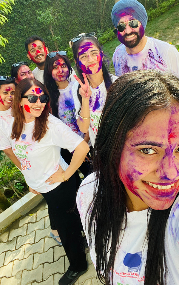 Holi celebration